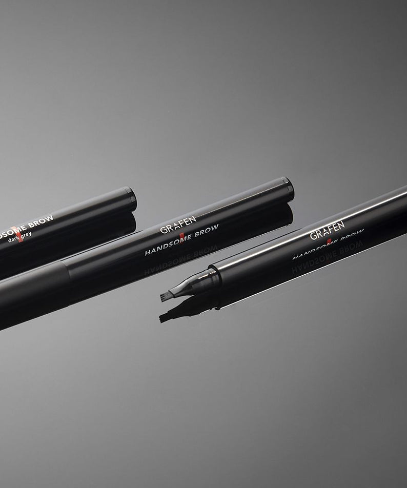 GRAFEN Handsome Tattoo Brow 0.8g from Gentleman Korea – sleek black eyebrow pen for men, precision tip for natural brows and long-lasting hold