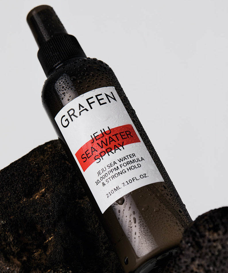 GRAFEN Jeju Sea Water Spray 210ml - Gentleman Korea men’s skincare sea salt styling spray for natural hold