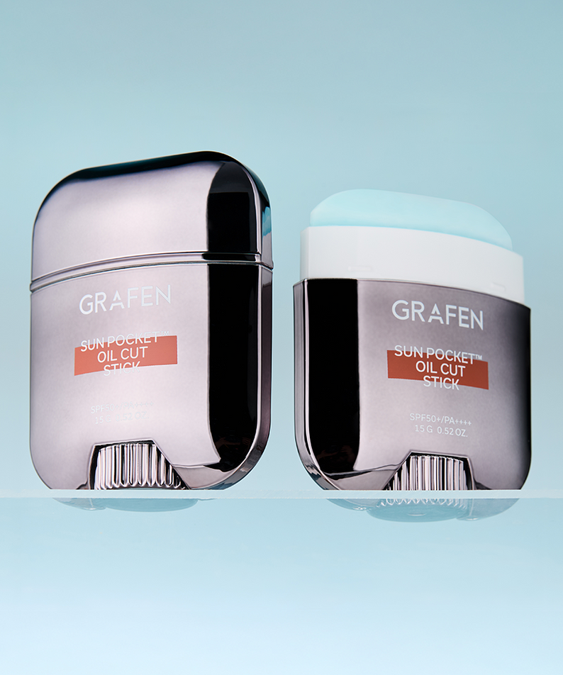 GRAFEN Sun Pocket Oil Cut Stick 15g - Gentleman Korea men’s sunscreen stick SPF50+ oil-control compact