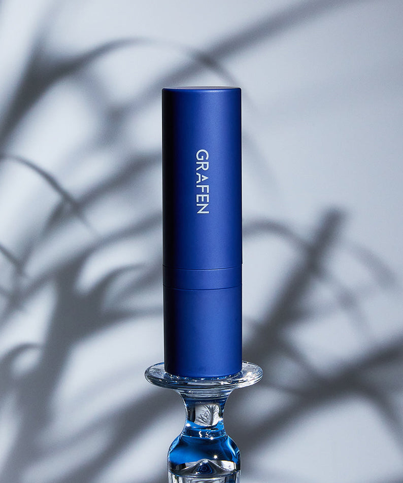 Alt Tag: GRAFEN Triple Lip Handsome Lip/ Color Lip - Gentleman Korea men's lip color in sleek navy tube