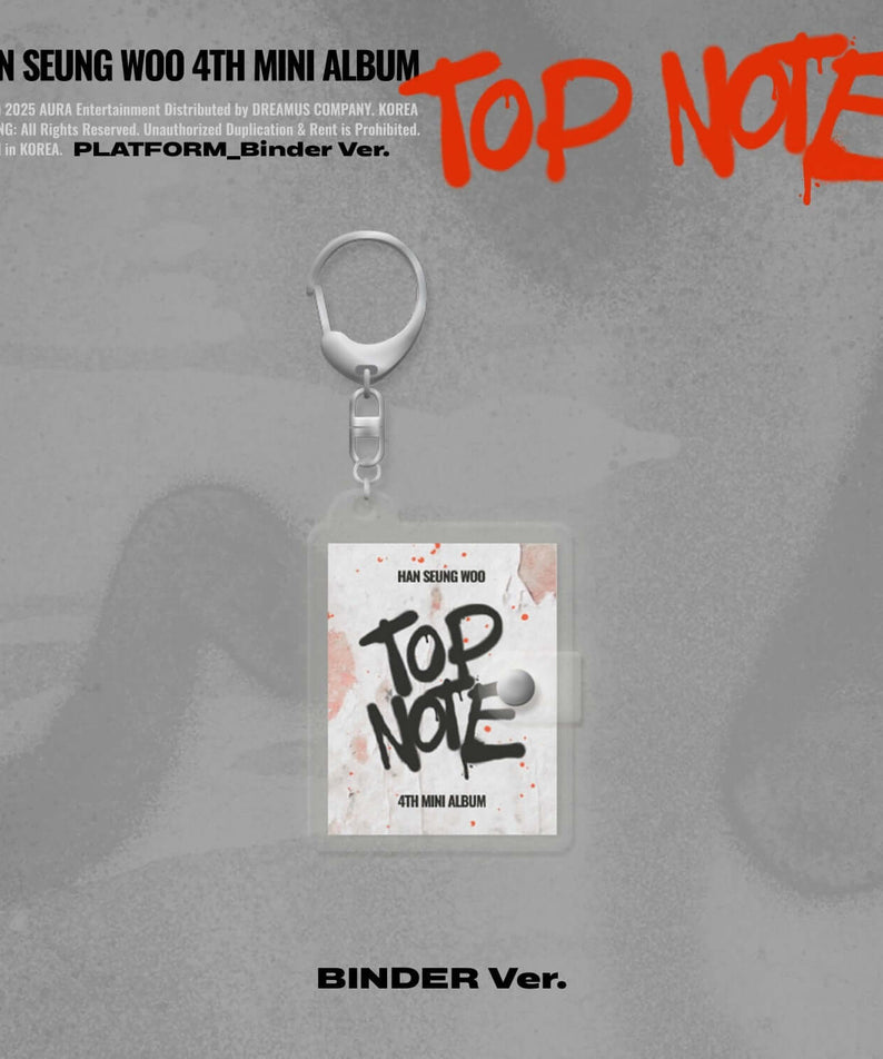HAN SEUNG WOO - 4th Mini Album_TOP NOTE (PLATFORM_Binder Ver | Kool Seoul - Buy Kpop Albums Online