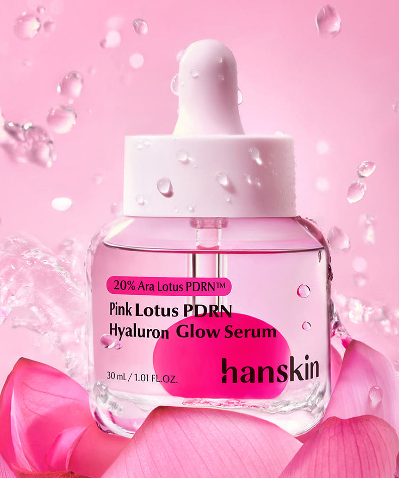 Hanskin Pink Lotus Pdrn Hyaluron Glow Serum 30ml