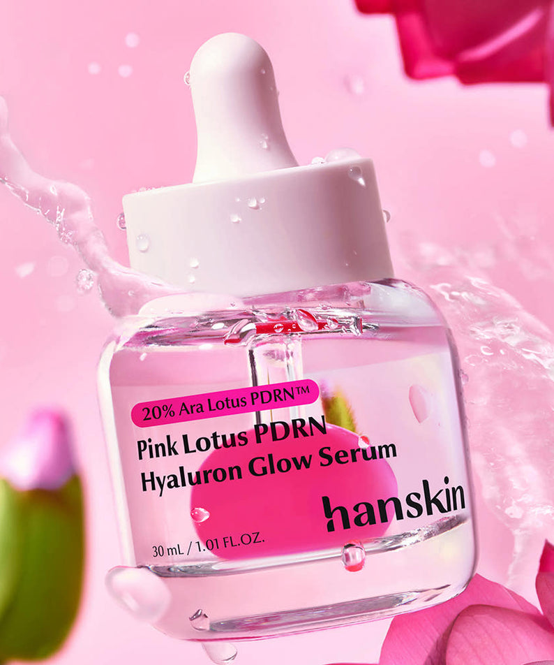 Hanskin Pink Lotus Pdrn Hyaluron Glow Serum 30ml