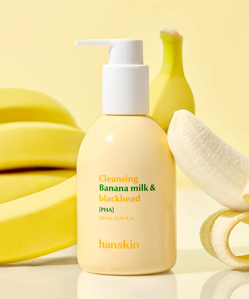 Hanskin Cleansing Banana Milk & Blackhead Pha 200ml