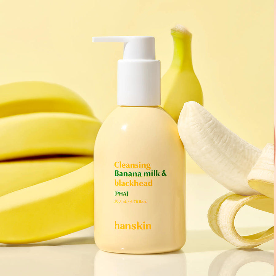 Hanskin Cleansing Banana Milk & Blackhead Pha 200ml