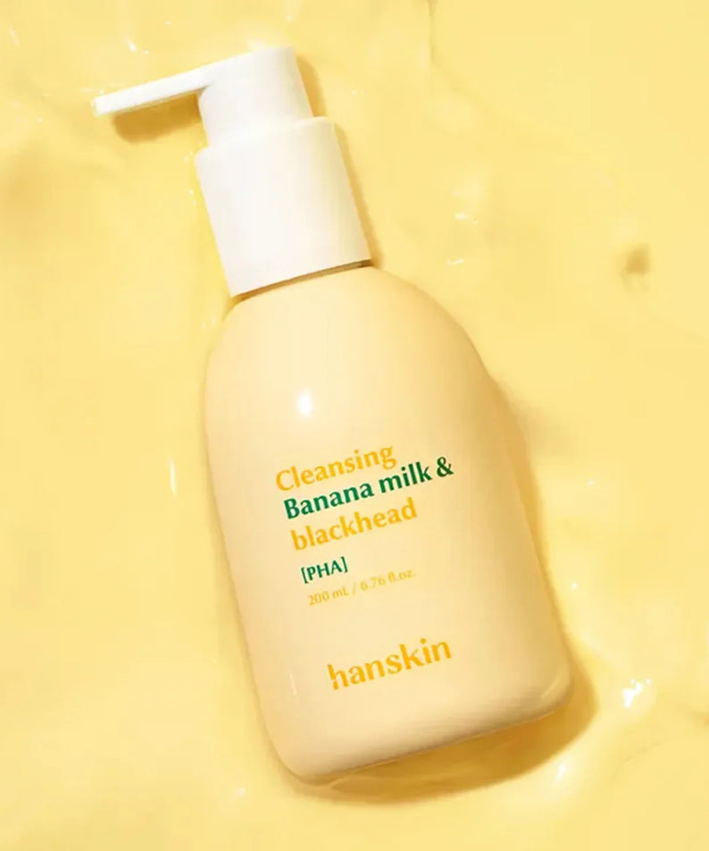 Hanskin Cleansing Banana Milk & Blackhead Pha 200ml