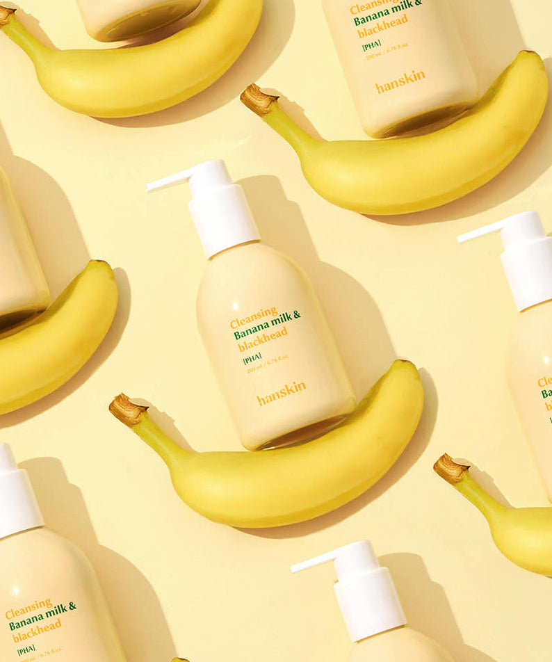 Hanskin Cleansing Banana Milk & Blackhead Pha 200ml