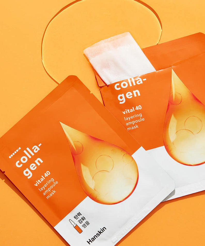 Hanskin Vital 40 Layering Ampoule Mask 10 Sheets