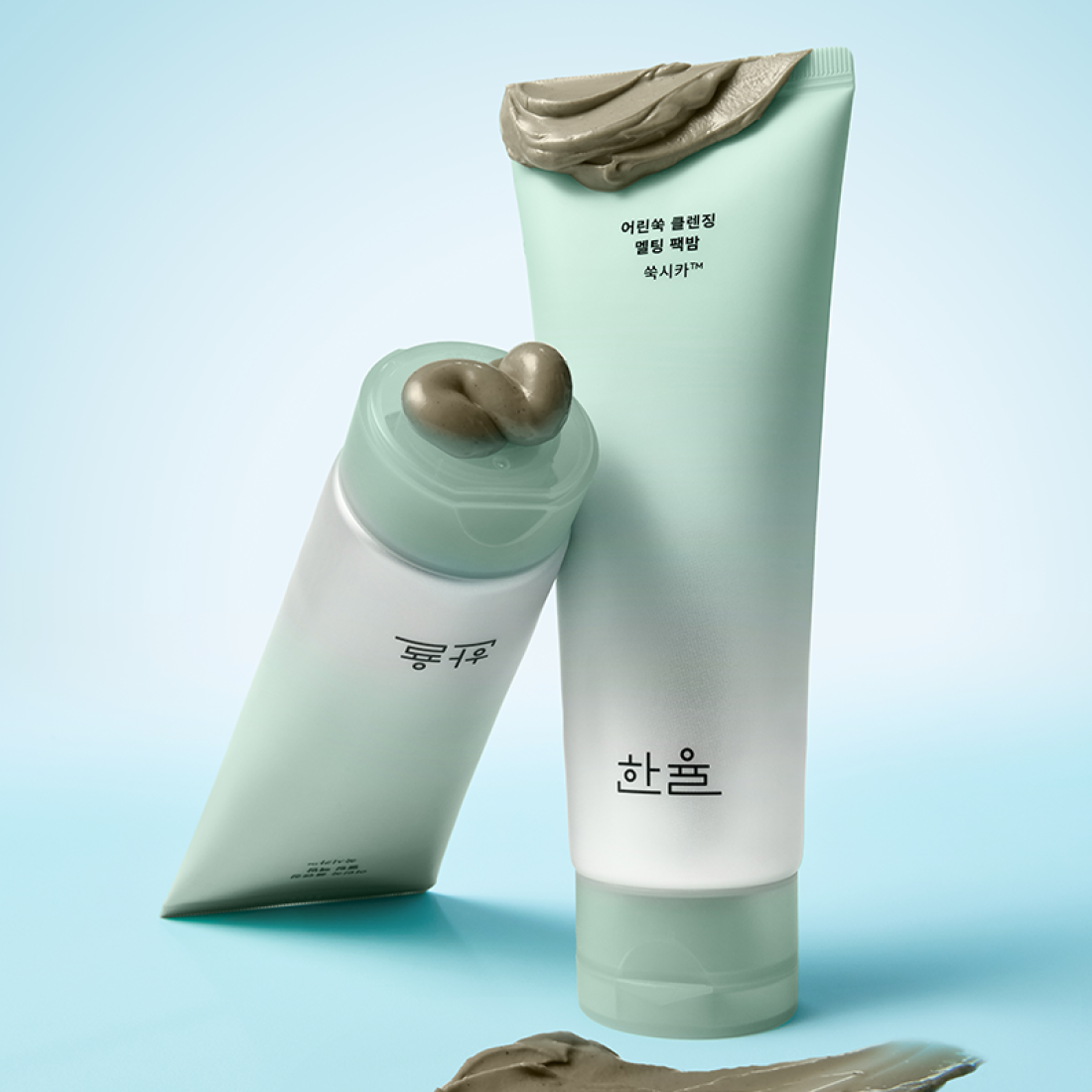 HANYUL Young Artemisia Cleansing Pack Balm 100g product packaging with visible balm texture