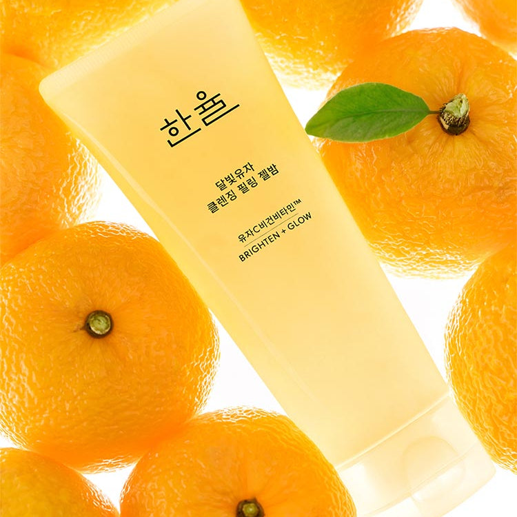 Hanyul Yuja Brightening Peeling Gel Balm Cleanser 100g