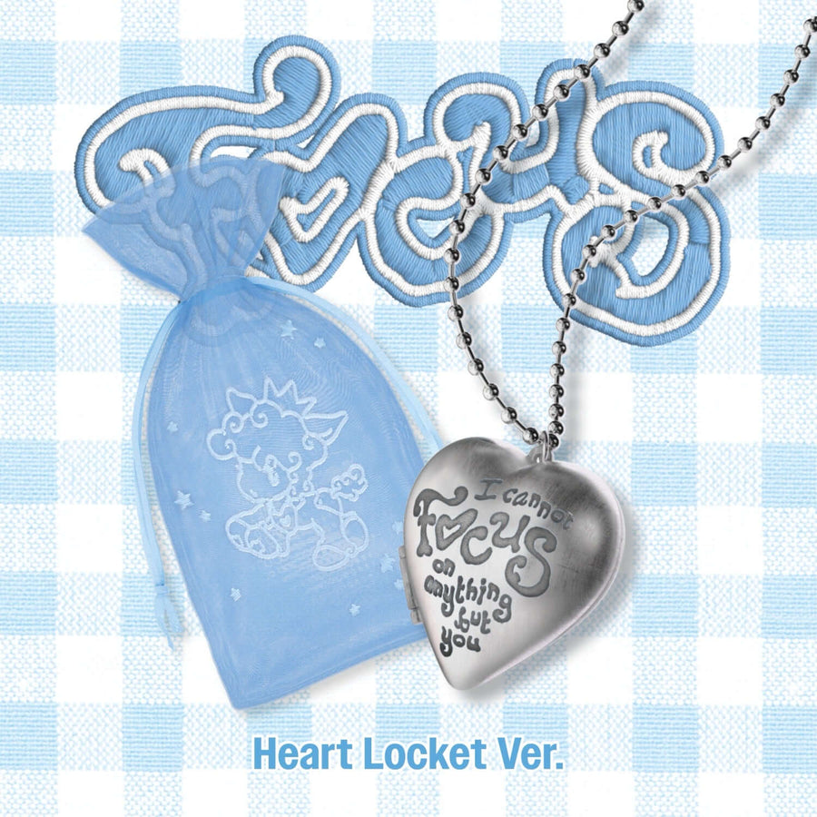 Hearts2hearts - 1st Album [Focus] (Heart Locket Ver.)(Smart Album) - Kpop Album