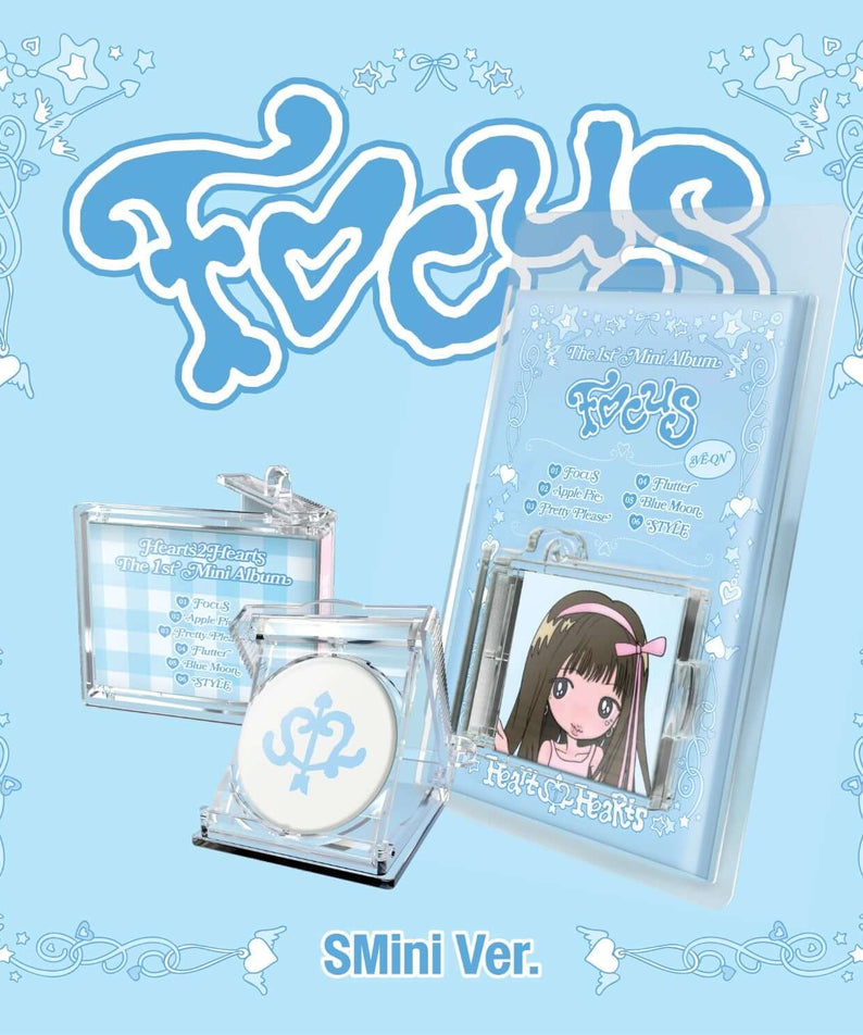 HEARTS2HEARTS - 1st Album [FOCUS] (SMini Ver.)(Smart Album)  | Kool Seoul - Buy Kpop Albums Online