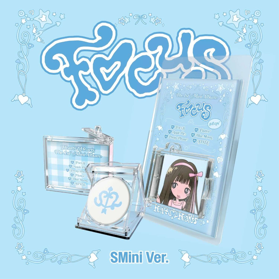 Hearts2hearts - 1st Album [Focus] (Smini Ver.)(Smart Album) (Random) - Kpop Album