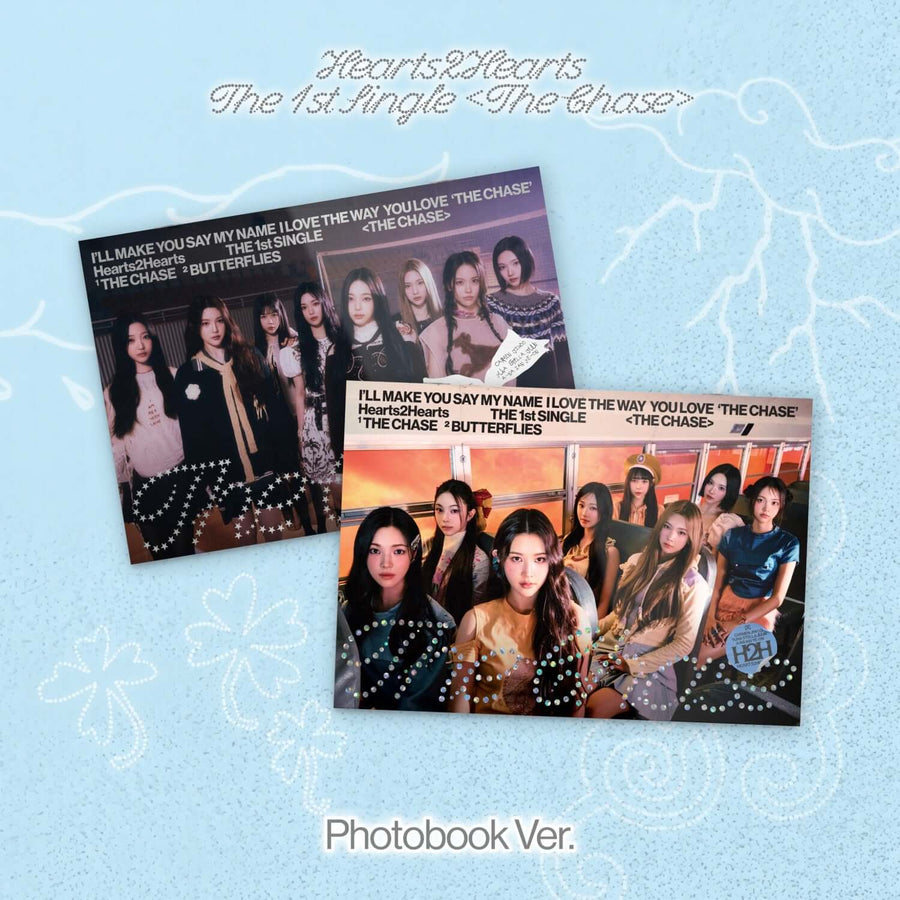 Hearts2hearts - 1st Album [The Chase] (Photobook Ver.) (Random 1 Of 2) - Kpop Album