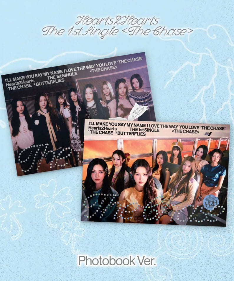 HEARTS2HEARTS - 1st Album [The Chase] (Photobook Ver.) (Set  | Kool Seoul - Buy Kpop Albums Online