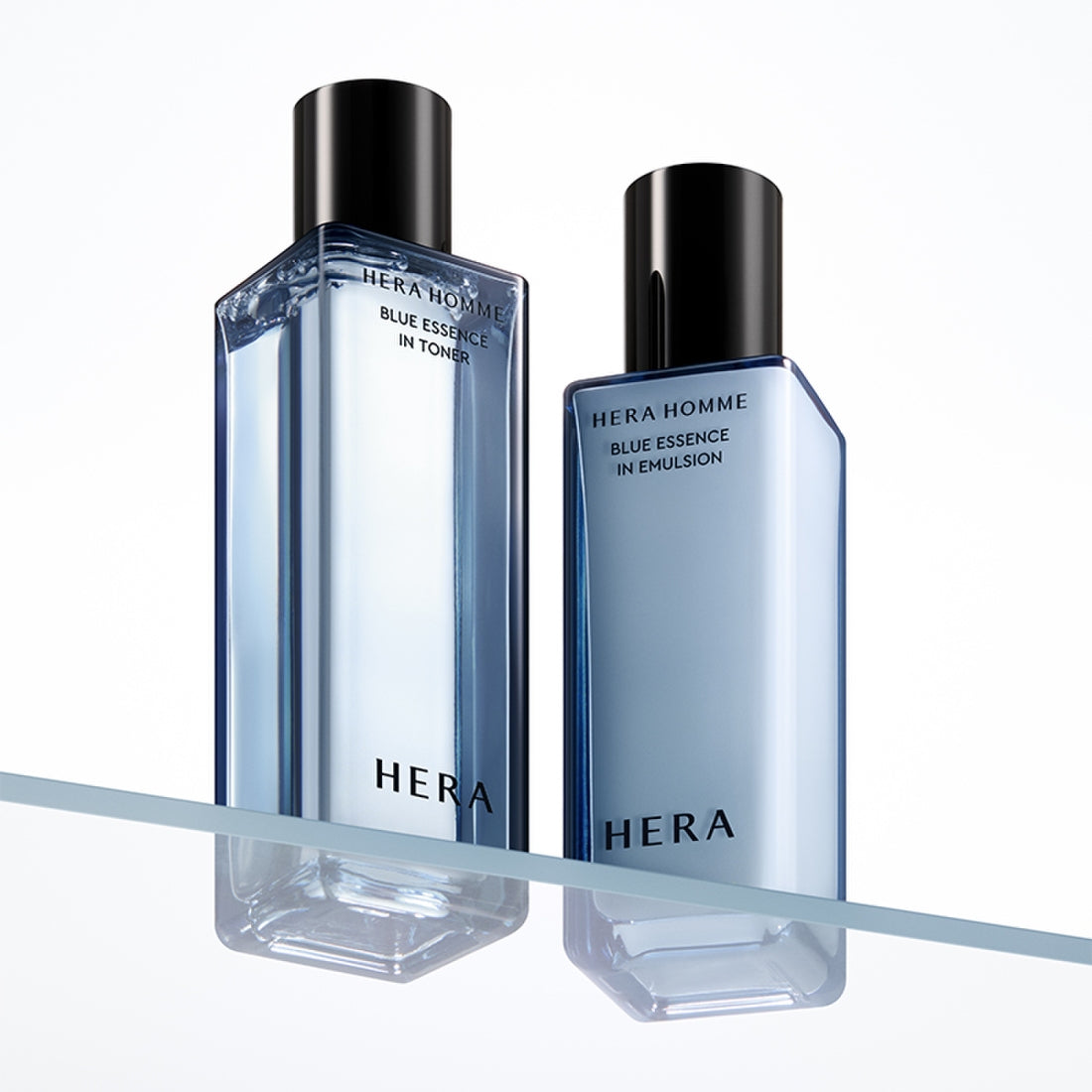 HERA Homme Blue Essence In Toner 125ml - Gentleman Korea premium Korean men’s skincare toner bottle on white background