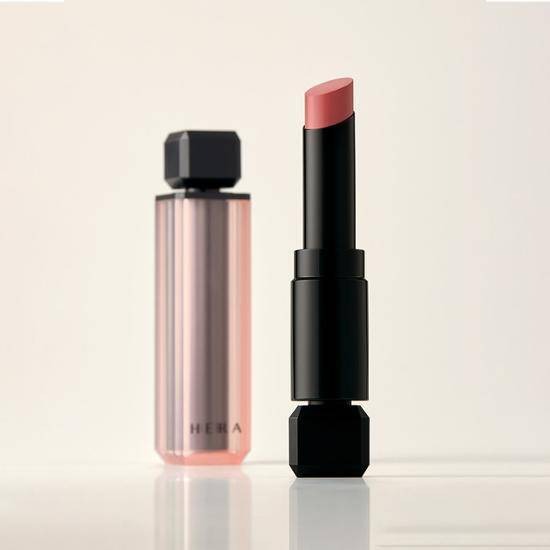 HERA Sensual Powder Matte Lipstick 3g in elegant packaging with a soft pink shade, perfect for a matte finish.