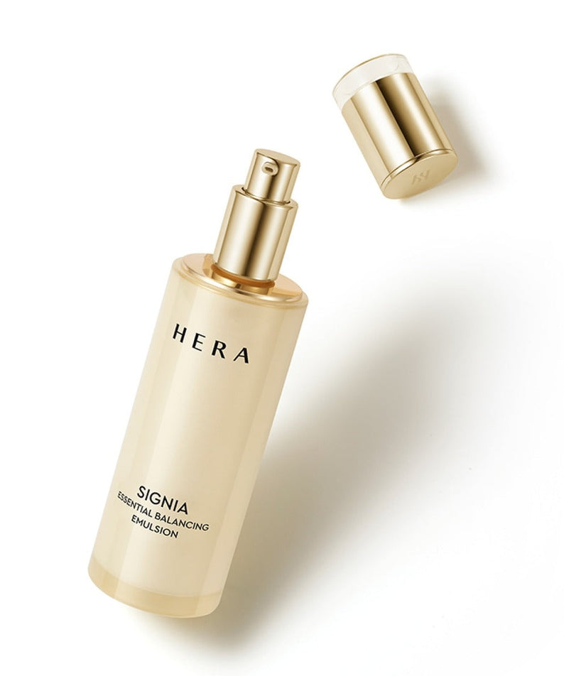 HERA Signa Essentail Balancing Emulsion 150ml bottle with open cap
