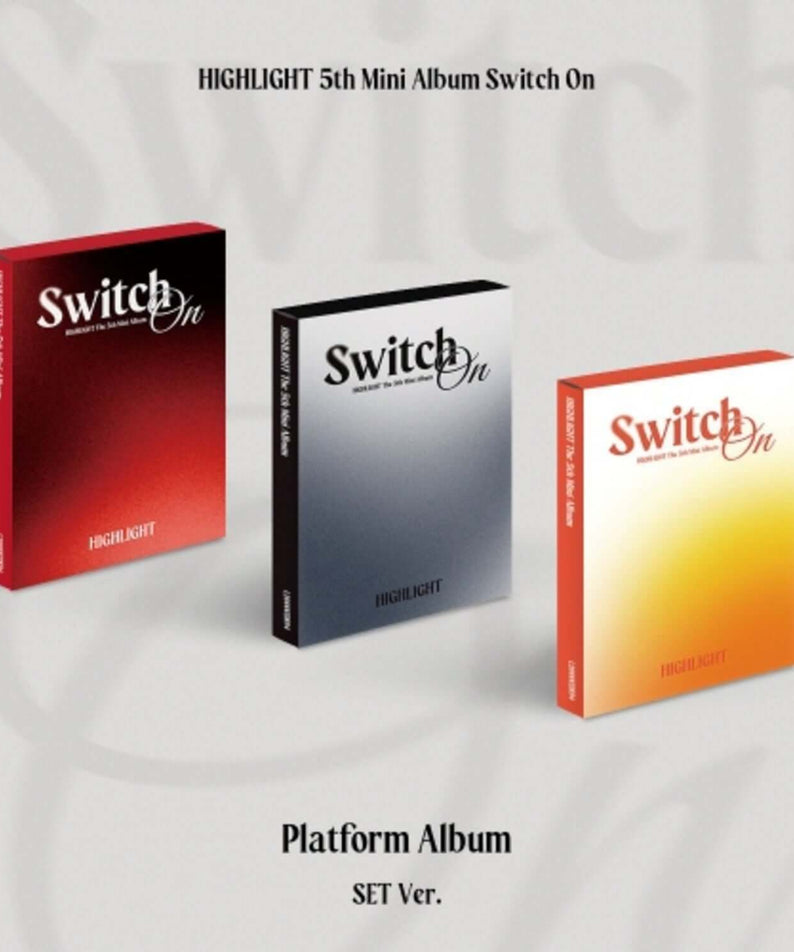 HIGHLIGHT - 5th Album [Switch On] (Platform Ver.) (Random 1  | Kool Seoul - Buy Kpop Albums Online