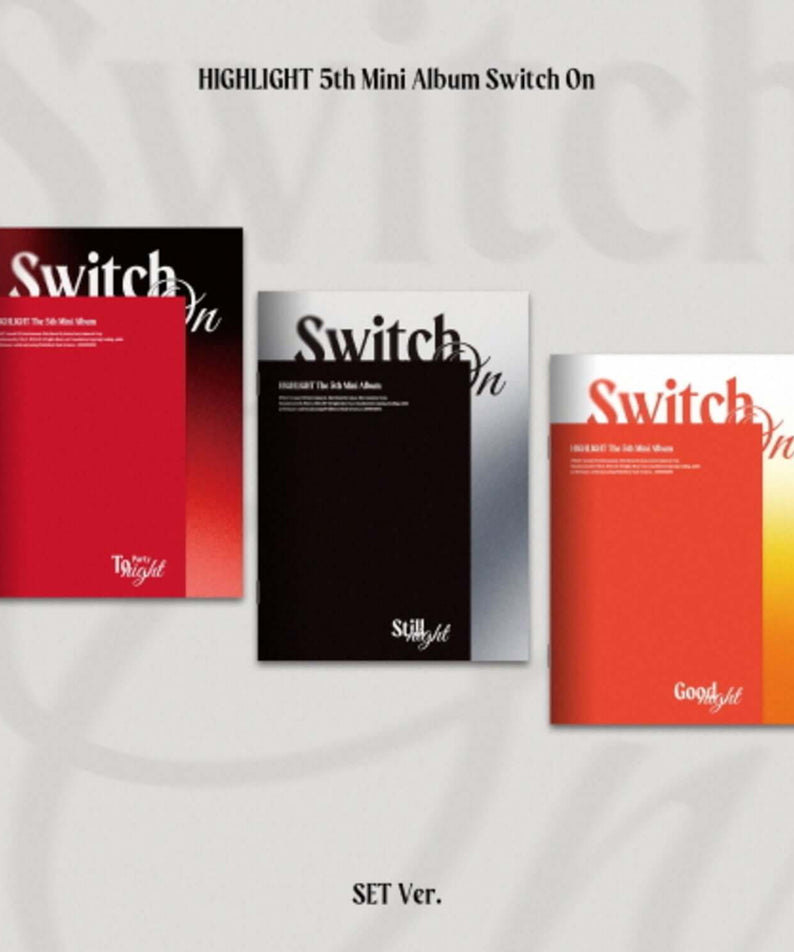 HIGHLIGHT - 5th Album [Switch On] (Random 1 of 3) - Kpop Alb | Kool Seoul - Buy Kpop Albums Online