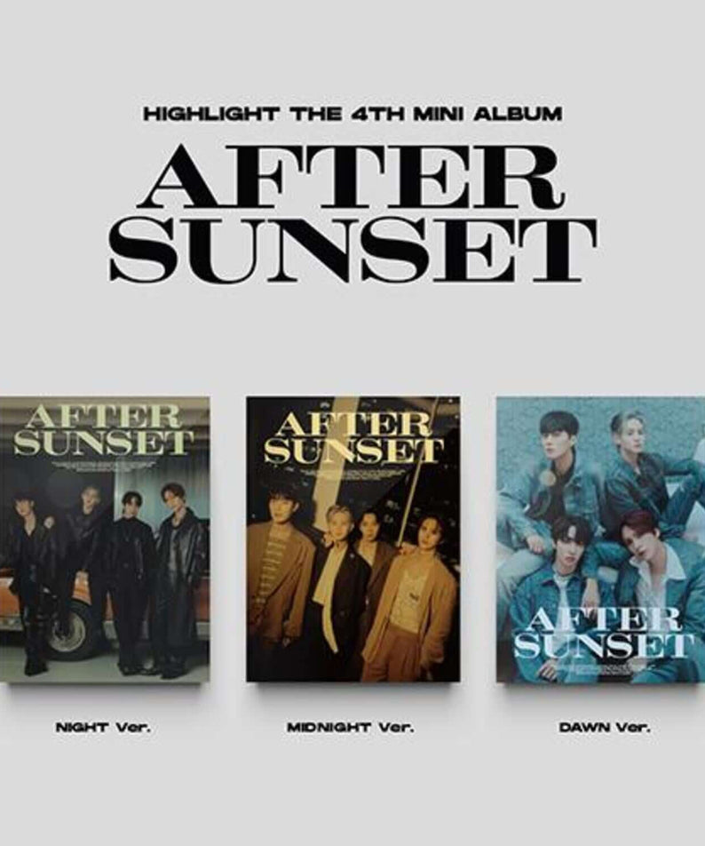 HIGHLIGHT - THE 4th MINI ALBUM [AFTER SUNSET] (Set of 3) - K | Kool Seoul - Buy Kpop Albums Online