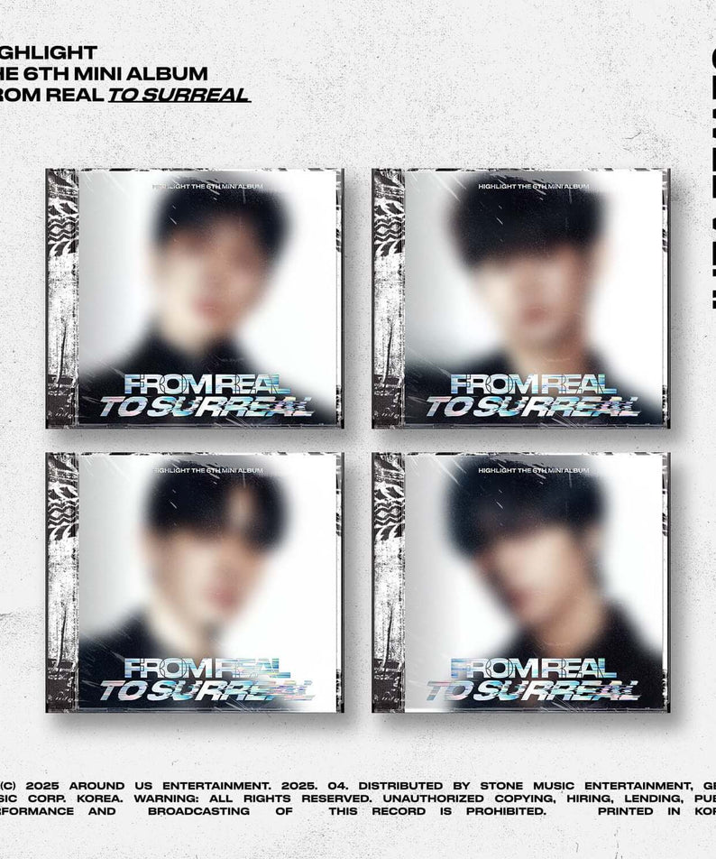HIGHLIGHT - The 6th MINI ALBUM [From Real to Surreal] (JEWEL | Kool Seoul - Buy Kpop Albums Online