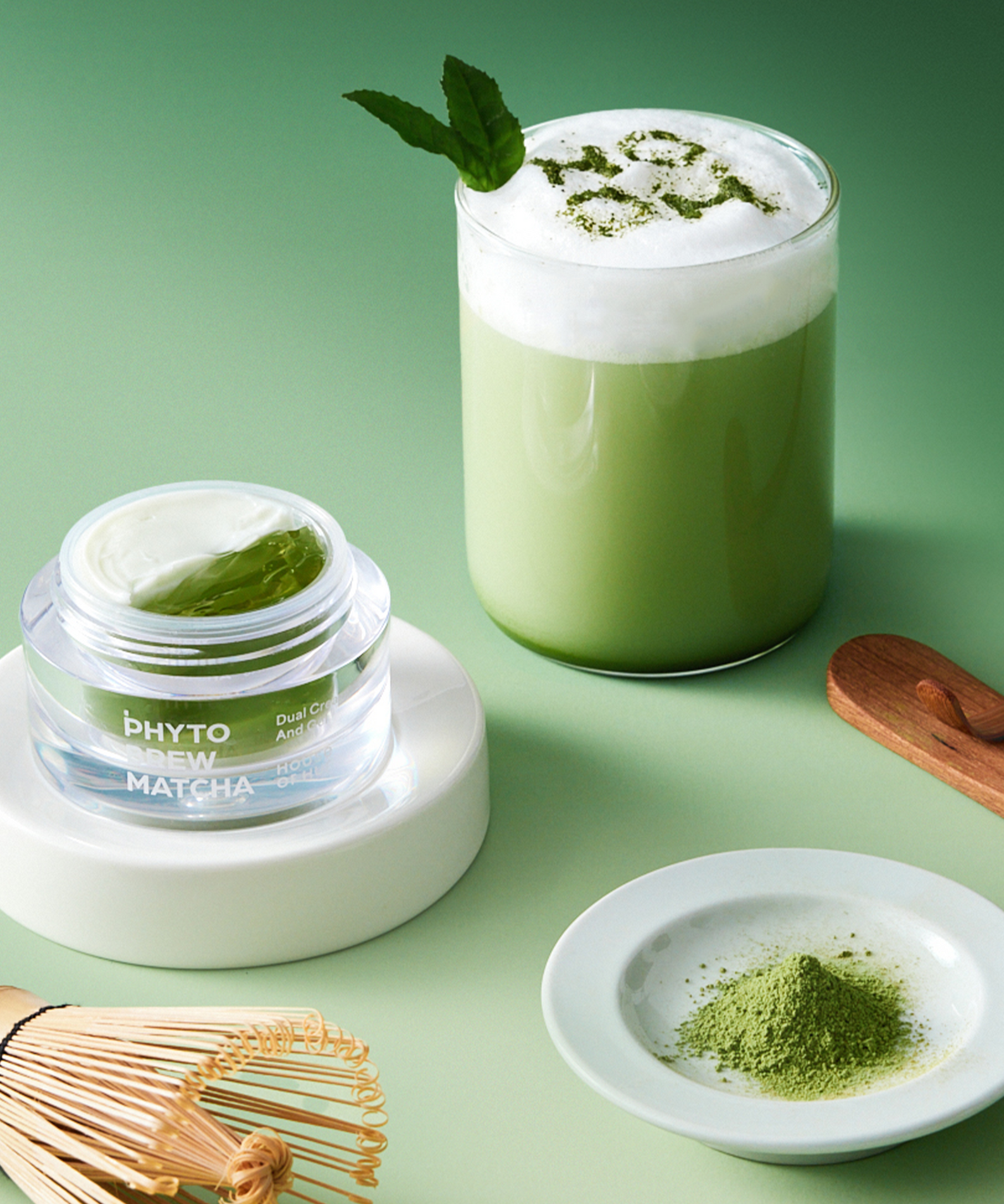 House Of Hur Phyto Brew Matcha Dual Cream And Gel 50ml