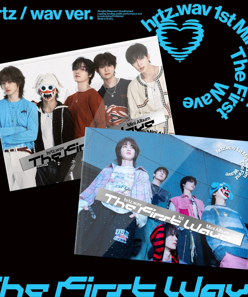 HRTZ.WAV - 1st Album [The First Wave] (hrtz ver. / wav ver.) | Kool Seoul - Buy Kpop Albums Online