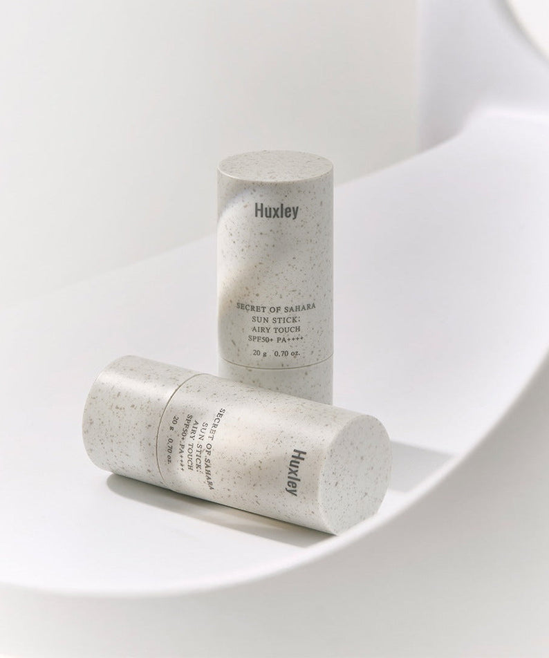 HUXLEY Sun Stick Airy Touch 20g in stylish packaging for sun protection and skincare.