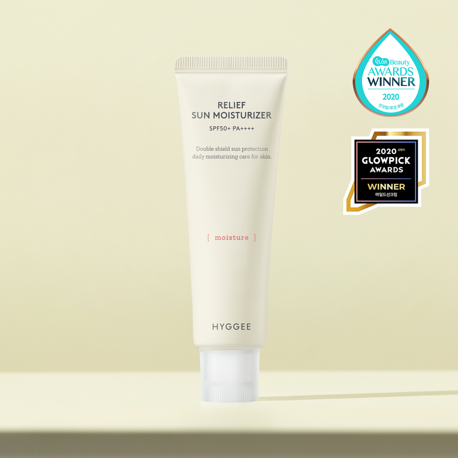 Hyggee リリーフサンモイスチャライザー SPF50+ 50ml