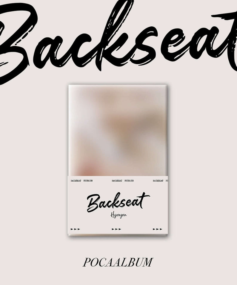 HYUNJUN - Backseat (POCAALBUM) - Kpop Album | Kool Seoul - Buy Kpop Albums Online