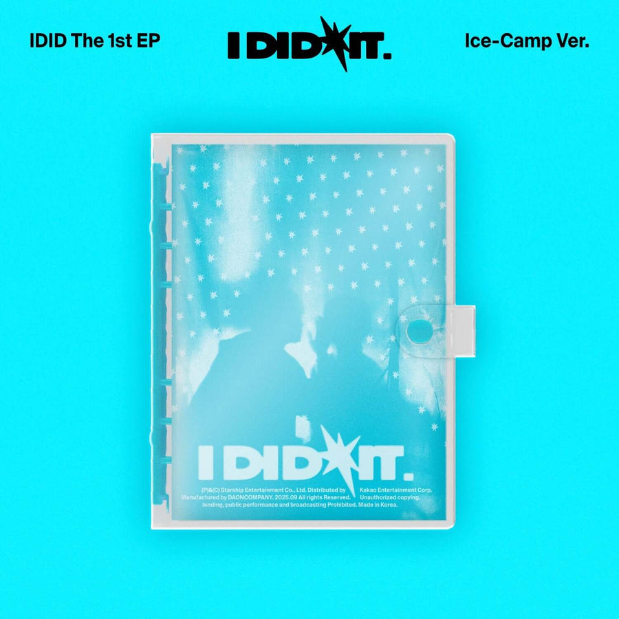 Idid - 1st Album [I Did It] (Ice-Camp Special Edition Ver.) - Kpop Album