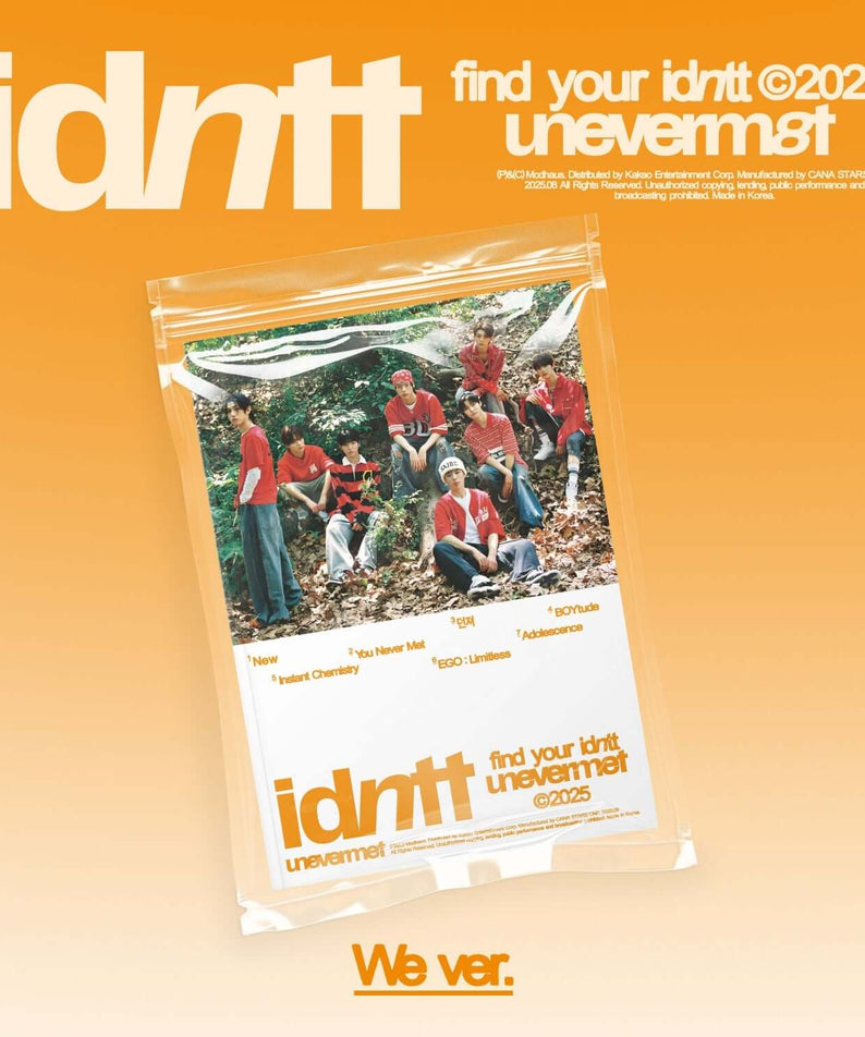IDNTT - [unevermet] (We ver.) - Kpop Album | Kool Seoul - Buy Kpop Albums Online