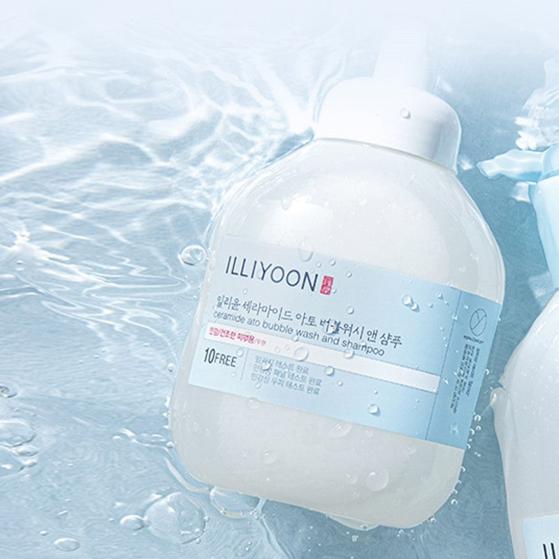 Illiyoon Ceramide Ato Bubble Wash And Shampoo