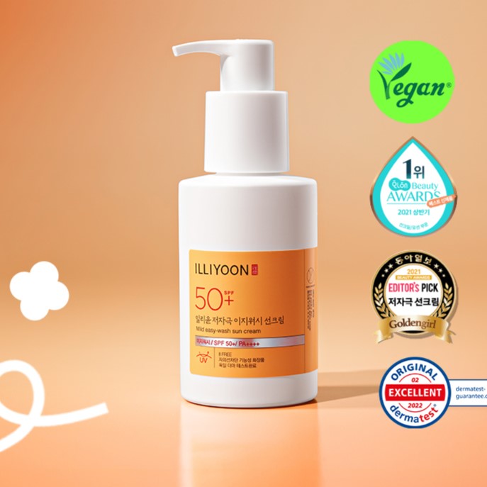 Illiyoon Mild Easy-Wash Sun Cream 150ml