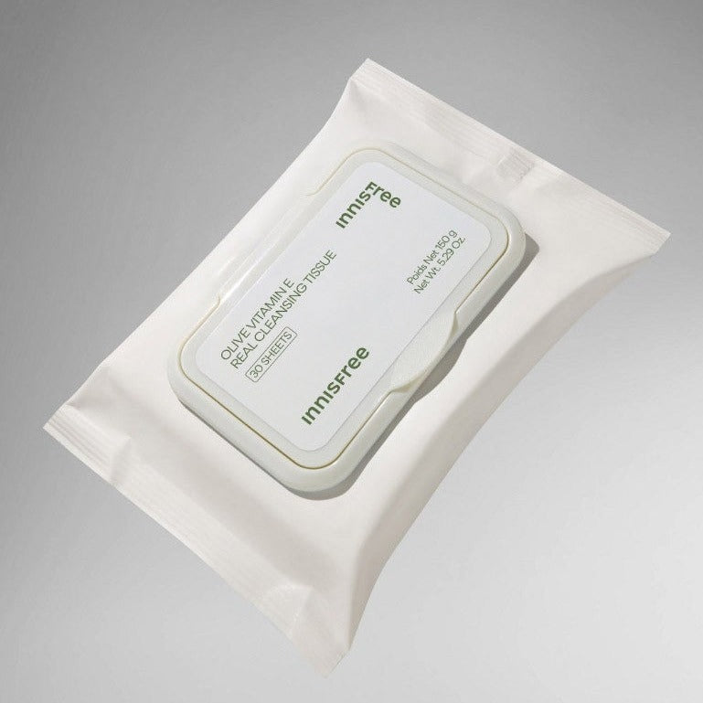Innisfree Olive Vitamin E Real Cleansing Tissue 30p