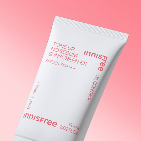 Innisfree Tone Up No Sebum Sunscreen Ex SPF 50+ PA++++ 60ml