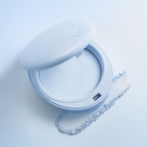 Open compact of IPKN Tonewear Primer Pact 7.5g with powder design on a light background