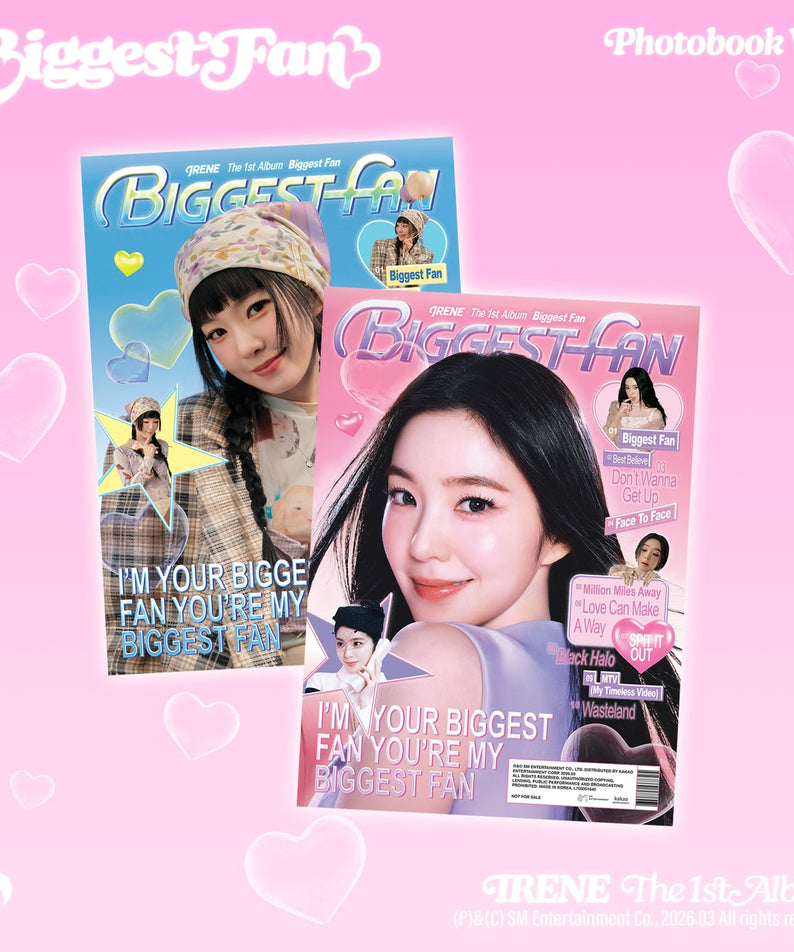 IRENE - 1st Album [Biggest Fan] (Photobook Ver.) - Kpop Albu | Kool Seoul - Buy Kpop Albums Online