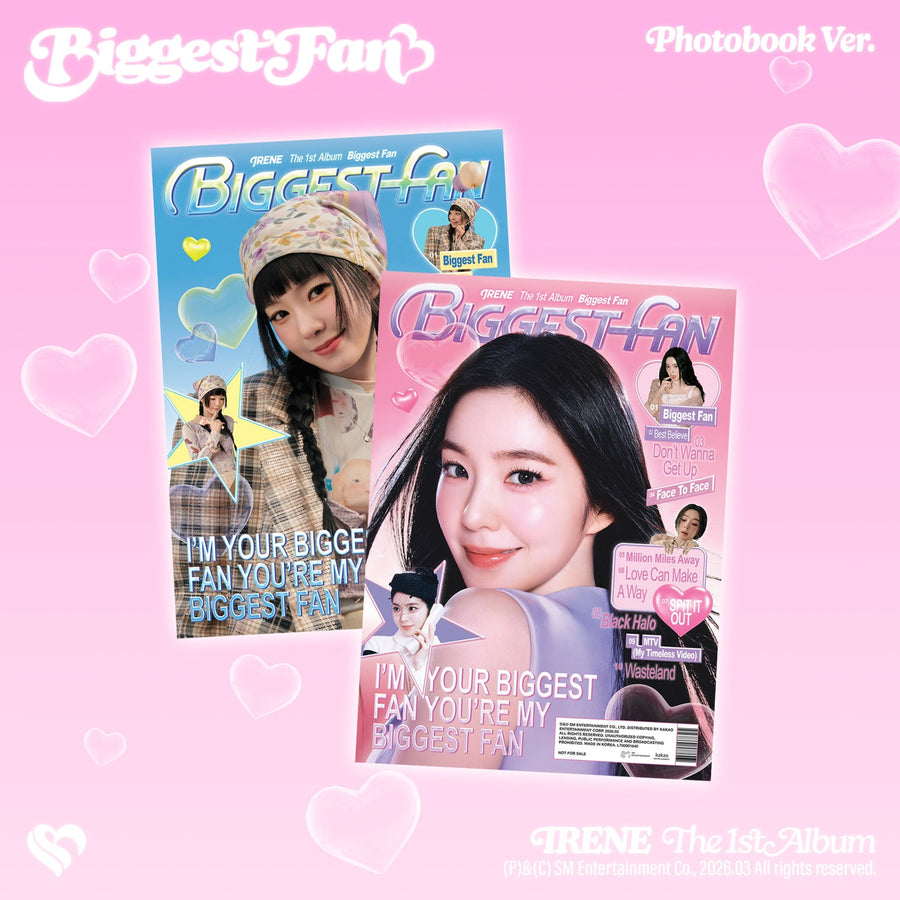 Irene - 1st Album [Biggest Fan] (Photobook Ver.) - Kpop Album