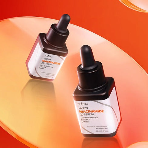 ISNTREE Hyper Niacinamide 20 Serum 20ml product image on vibrant background