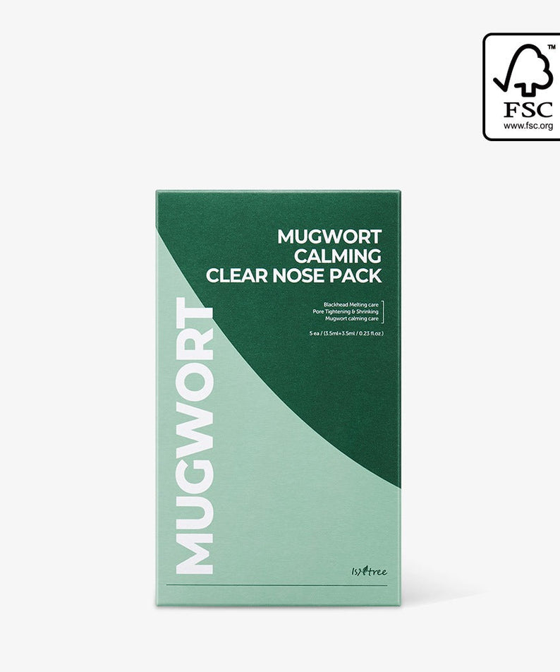Isntree Mugwort Calming Clear Nose Pack_3.5+3.5g(5 Sheets)
