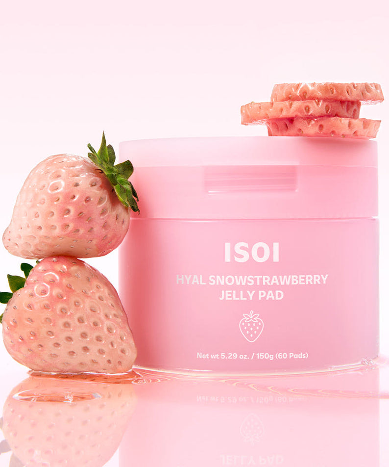 Isoi Hyal Snowflake Strawberry Jelly Pad 60 Sheets