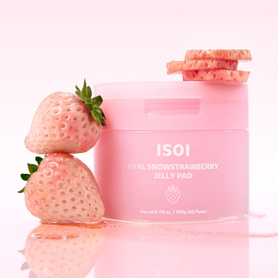 Isoi Hyal Snowflake Strawberry Jelly Pad 60 Sheets