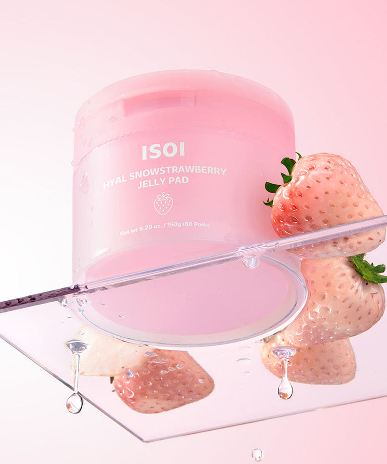 Isoi Hyal Snowflake Strawberry Jelly Pad 60 Sheets