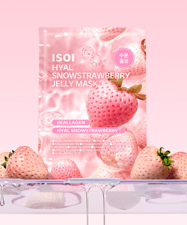 Isoi Hyal Strawberry Jelly Mask 23ml 1 Sheet