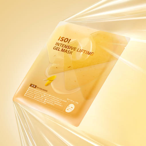 ISOI Intensive Lifting Gel Mask 29g 1 sheet, 5 pieces in golden packaging