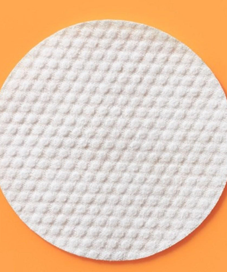 Single sheet of ISOI PHA Mild All Cleansing Pad 60 sheets on orange background.