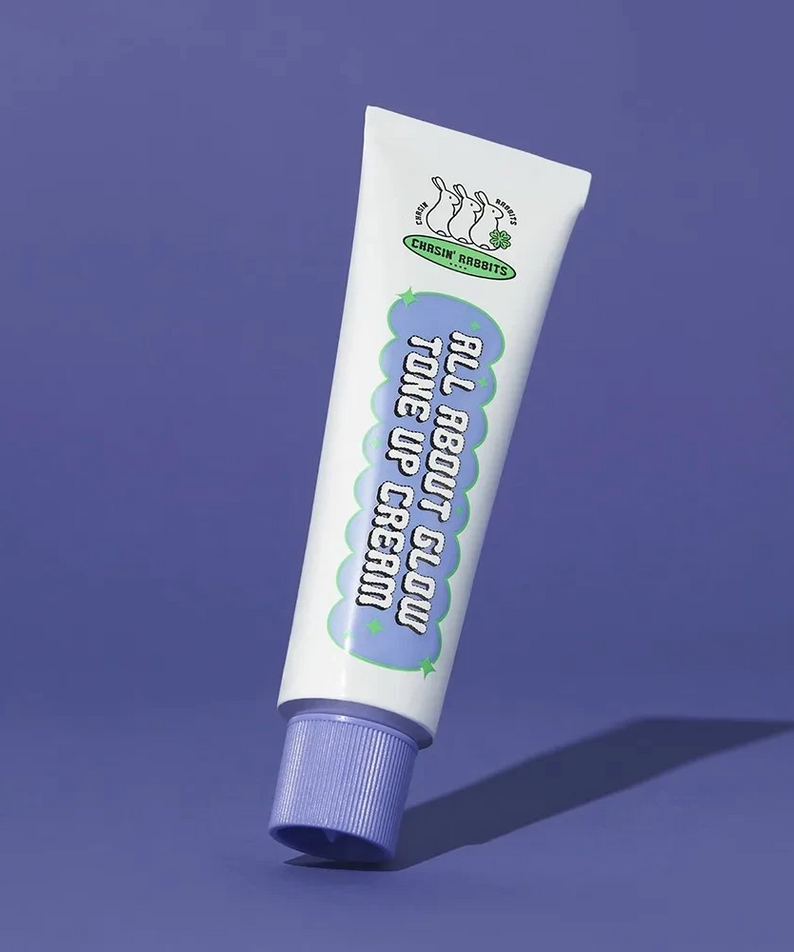 IT'S SKIN All About Glow Tone Up Cream on purple background