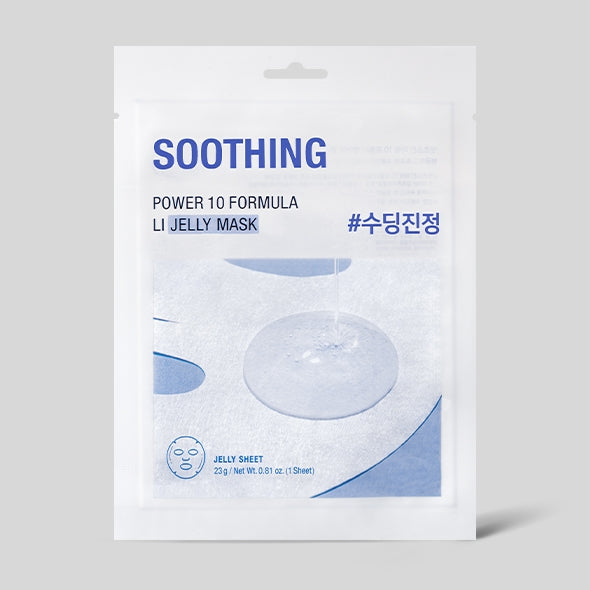 IT'S SKIN Power 10 Licorice Julen Jelly Mask Pack with soothing formula packaging.